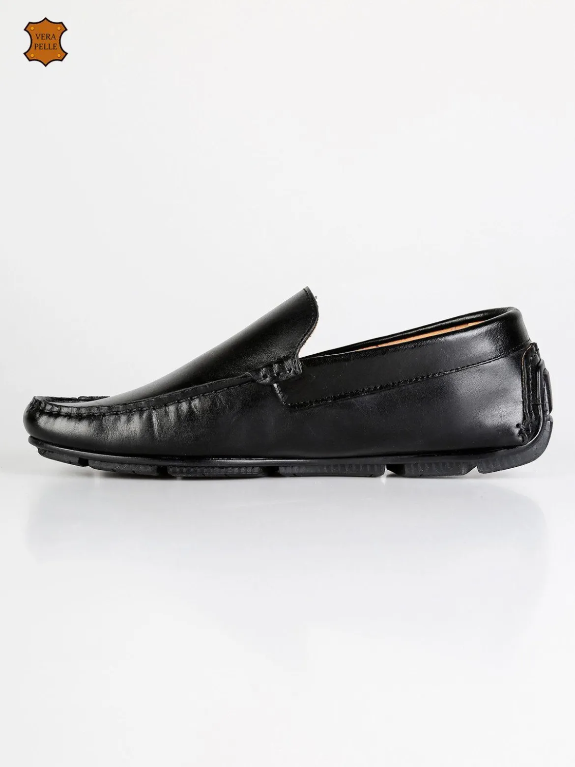 Freetime Mocassini neri in pelle