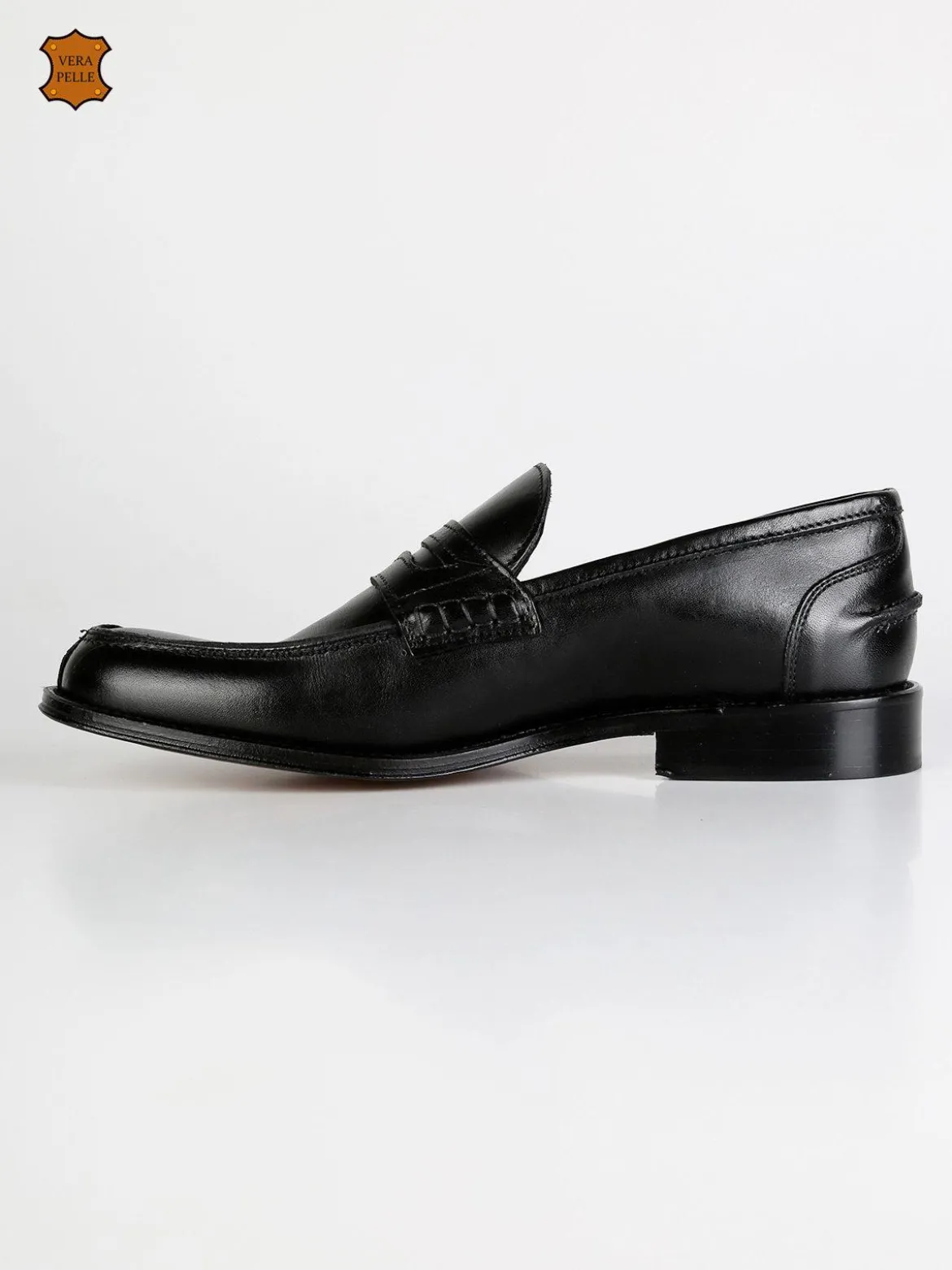 Freetime Mocassini neri in pelle