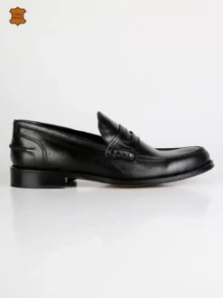 Freetime Mocassini neri in pelle
