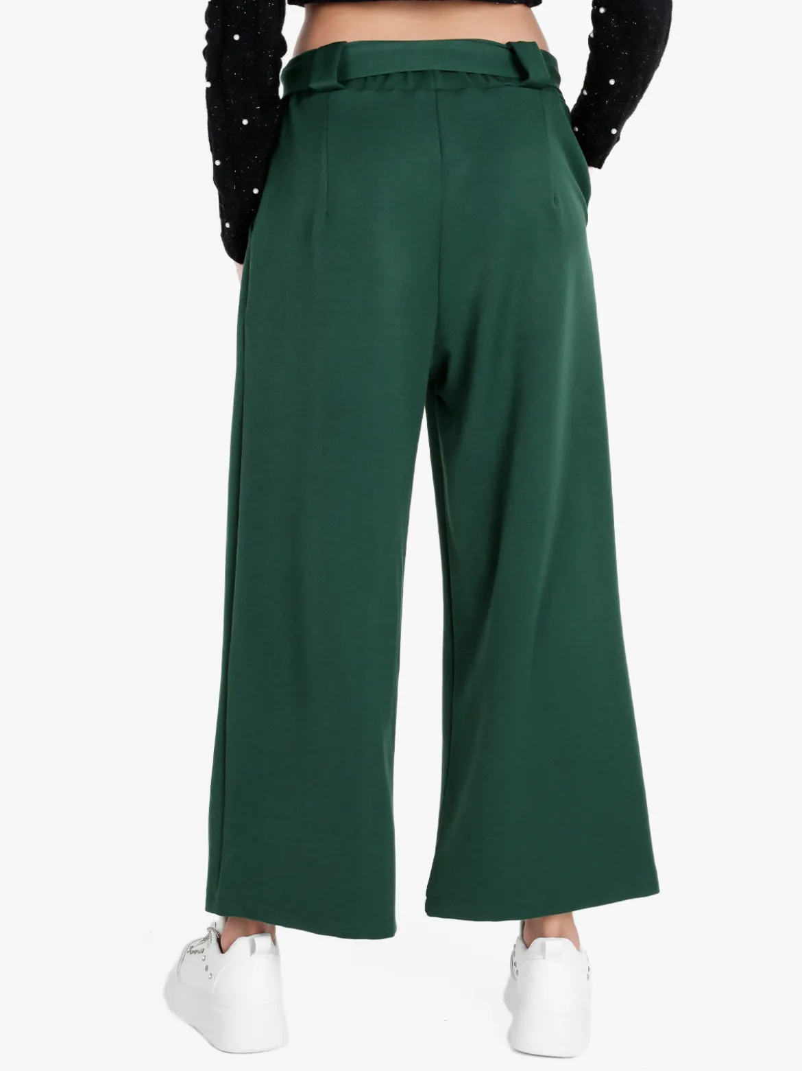 Frenetika Pantaloni donna a palazzo tinta unita