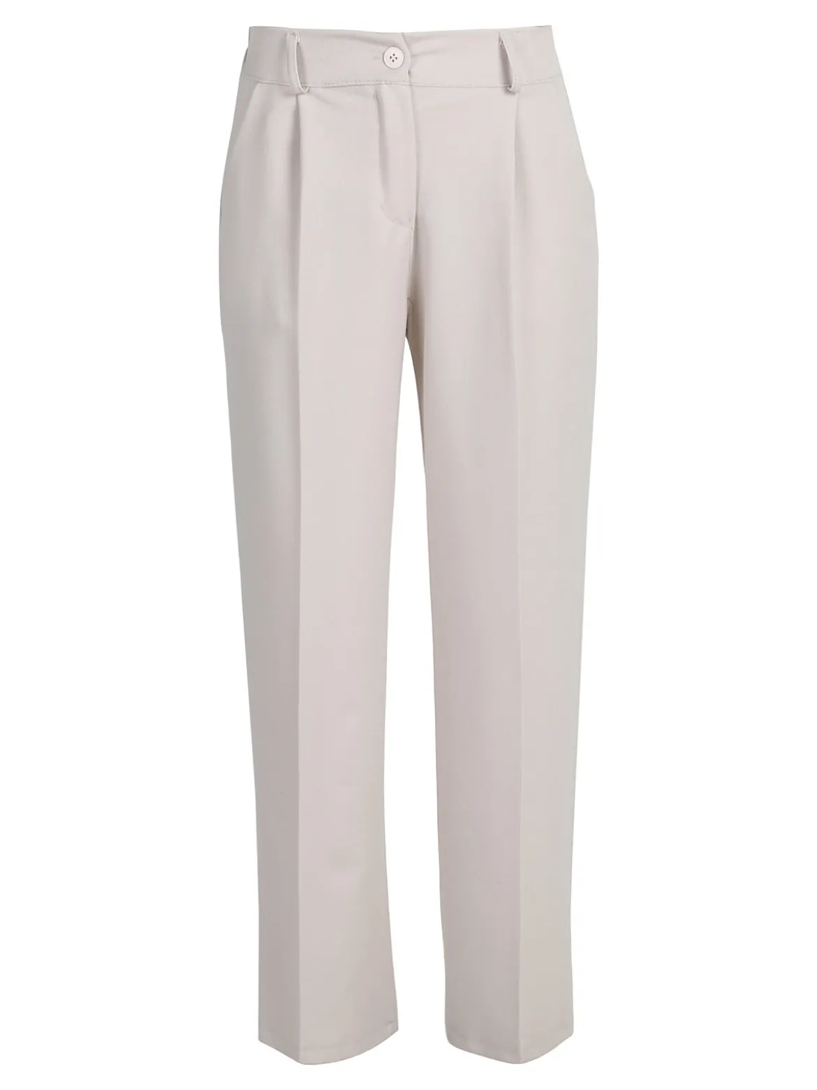 Frenetika Pantaloni donna classici a gamba larga - beige