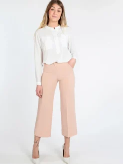 Frenetika Pantaloni donna culotte tinta unita