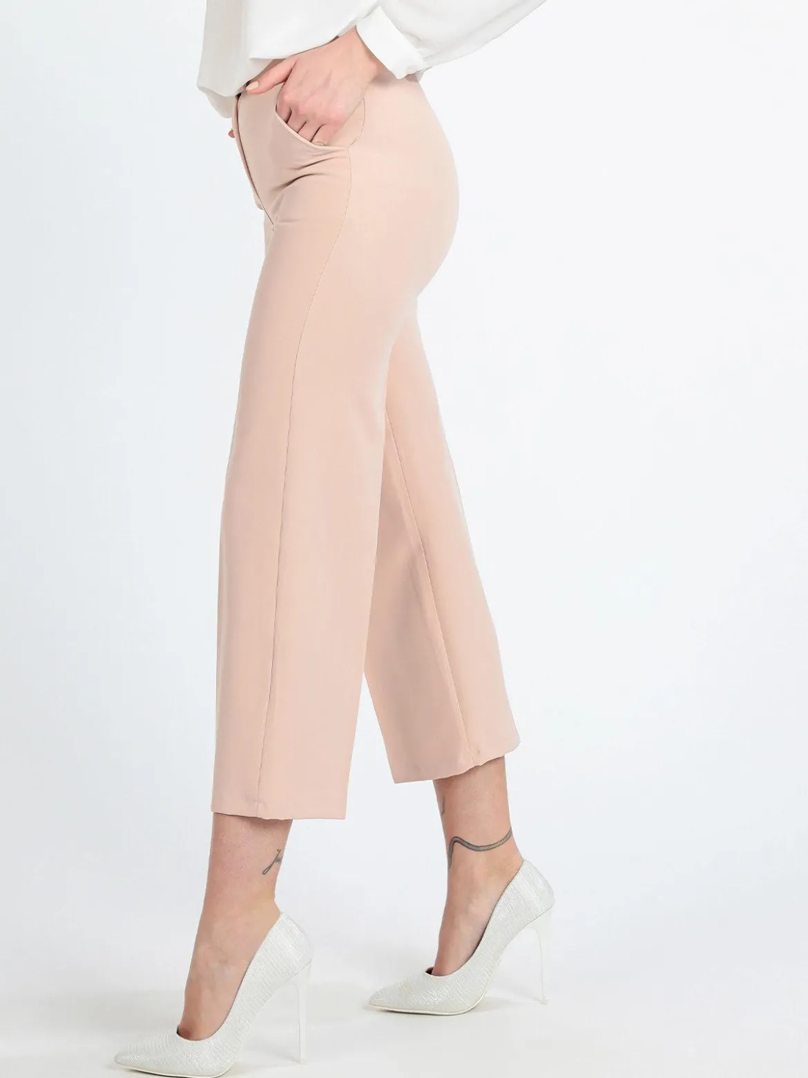 Frenetika Pantaloni donna culotte tinta unita