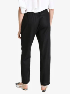 Frenetika Pantaloni donna in misto lino con cintura