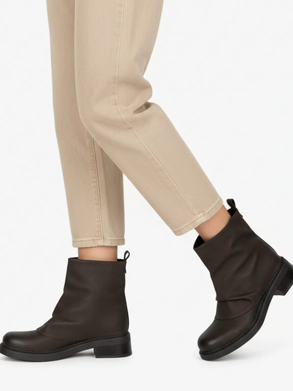 Galia Stivaletti donna slouchy - moro
