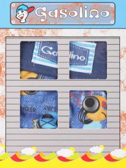 Gasolino Boxer da bambino con stampe