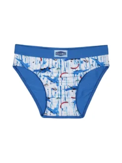 Gasolino Slip da bambino in cotone - blu