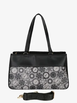 Gattinoni Borsa donna in ecopelle con doppi manici - nero