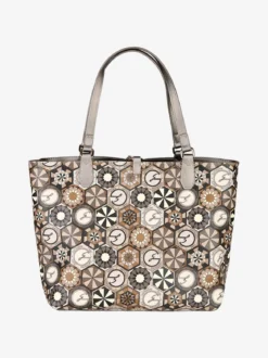 Gattinoni Borsa tote donna reversibile con pochette - bronzo