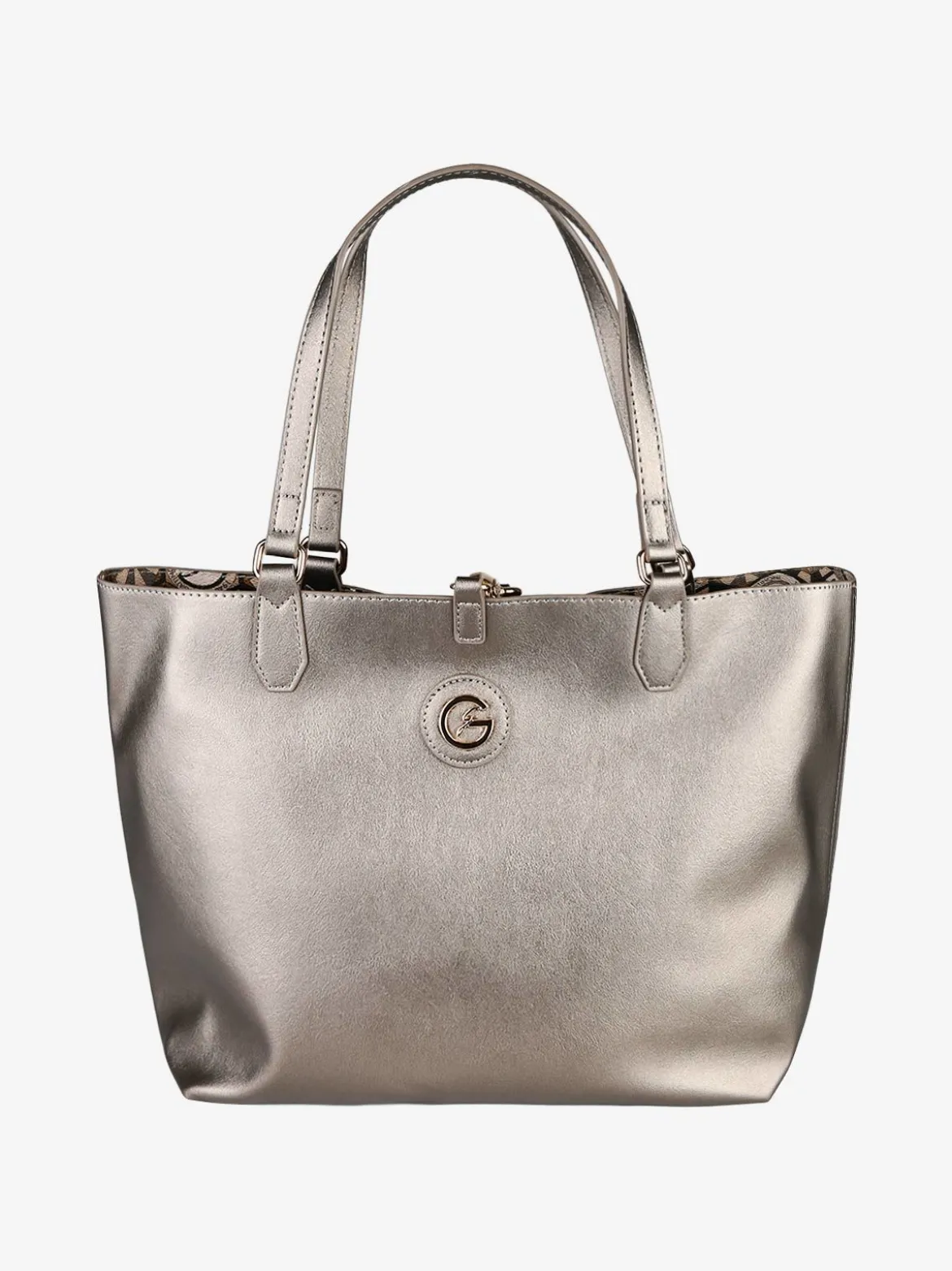 Gattinoni Borsa tote donna reversibile con pochette - bronzo