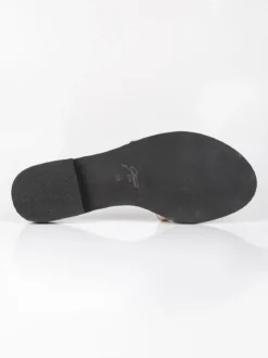 Gattinoni Ciabatte in pelle con logo