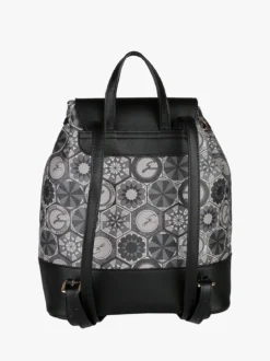 Gattinoni Zaino donna con stampe geometriche e patta