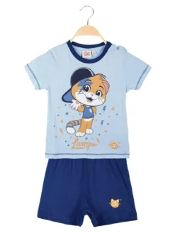 44 Gatti Pigiama corto da neonato con stampa