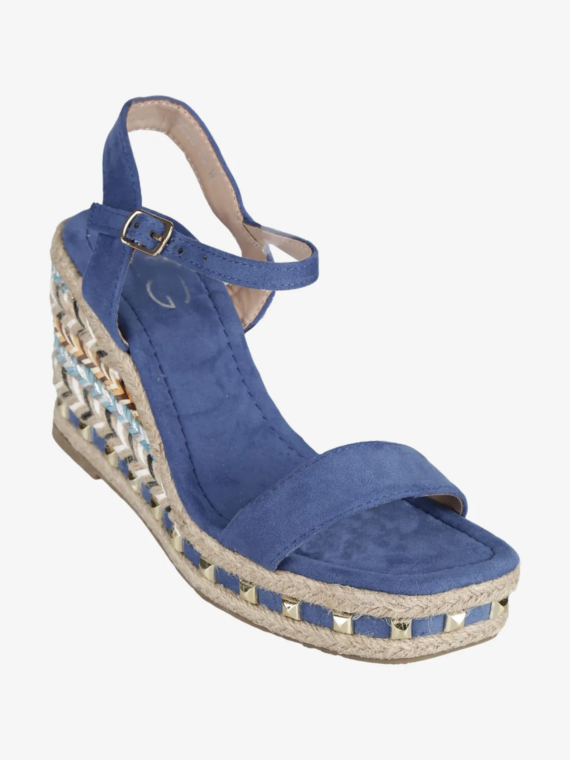 Gavi Sandali donna con borchie e zeppa
