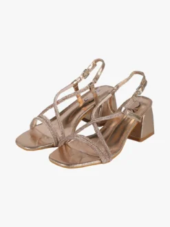 Gavi Sandali donna con tacco e strass