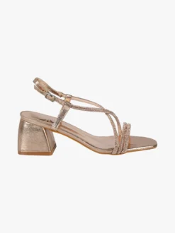 Gavi Sandali donna con tacco e strass