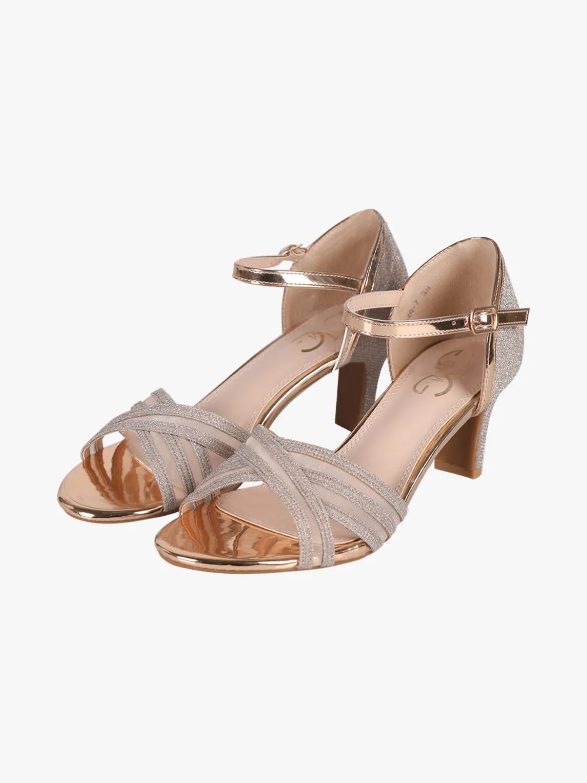 Gavi Sandali donna glitter chiusi sul tallone