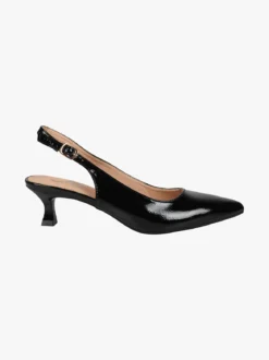 Gavi Slingback donna in vernice con tacco a rocchetto