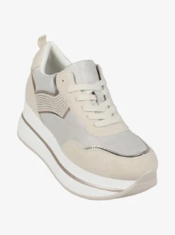 Gavi Sneakers donna stringate con platform