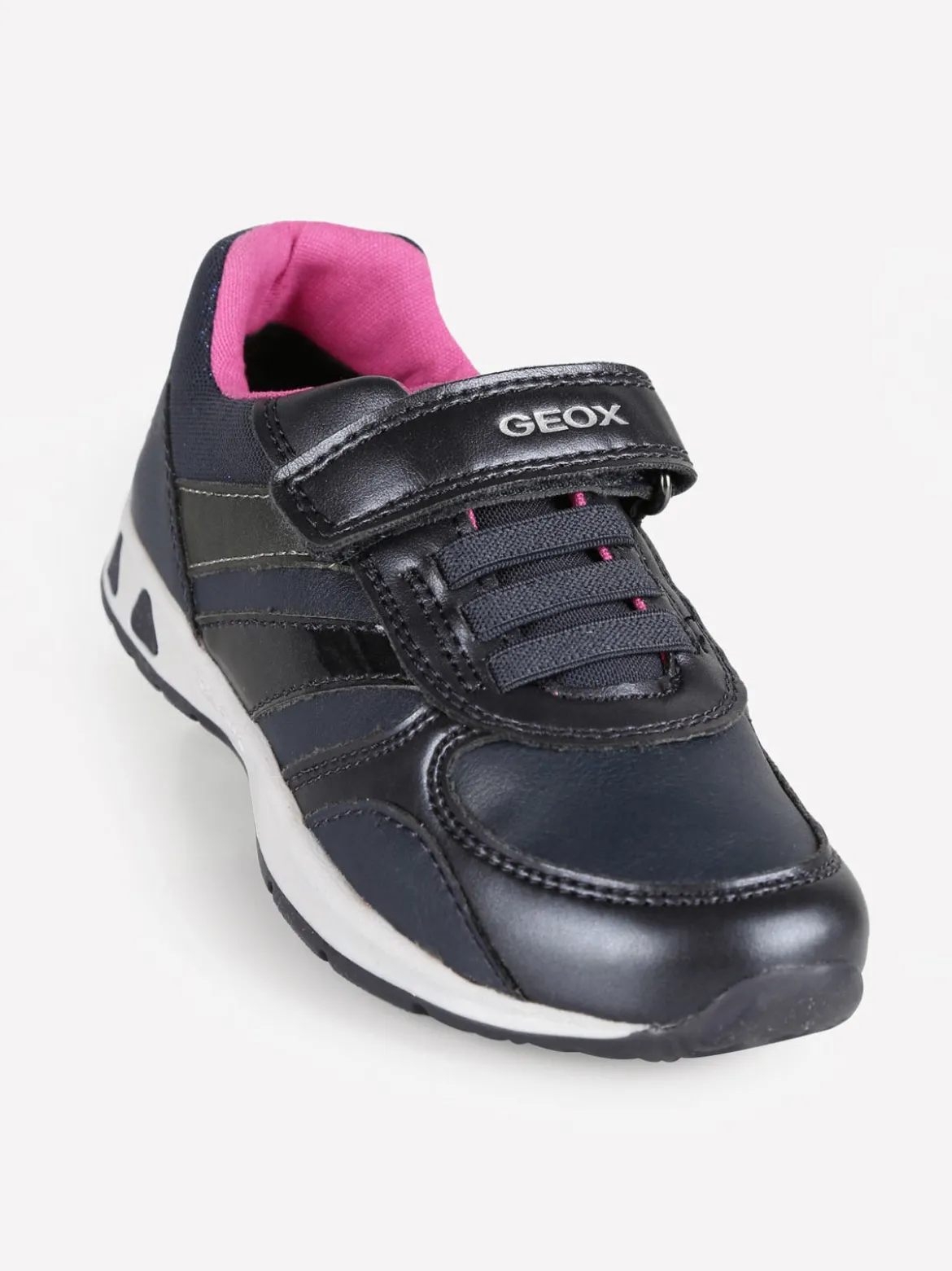 Geox B PAVLIS G.A Sneakers in ecopelle con strappo
