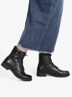 Geox D RAWELLE E Anfibi in pelle da donna