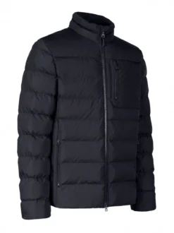 Geox SNAKE Giubbotto imbottito da uomo con zip - blu scuro