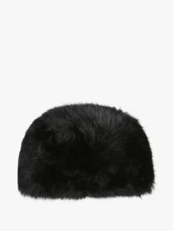 Gian Marco Venturi Cappello donna in ecopelliccia con interno in pile - nero