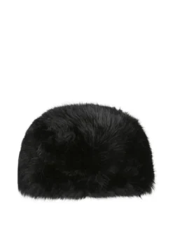 Gian Marco Venturi Cappello donna in ecopelliccia con interno in pile - nero