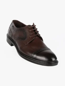 Gian Marco Venturi Francesine in pelle stringate lavorate