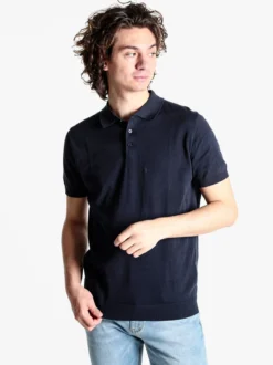Gian Marco Venturi Polo da uomo in cotone a maniche corte