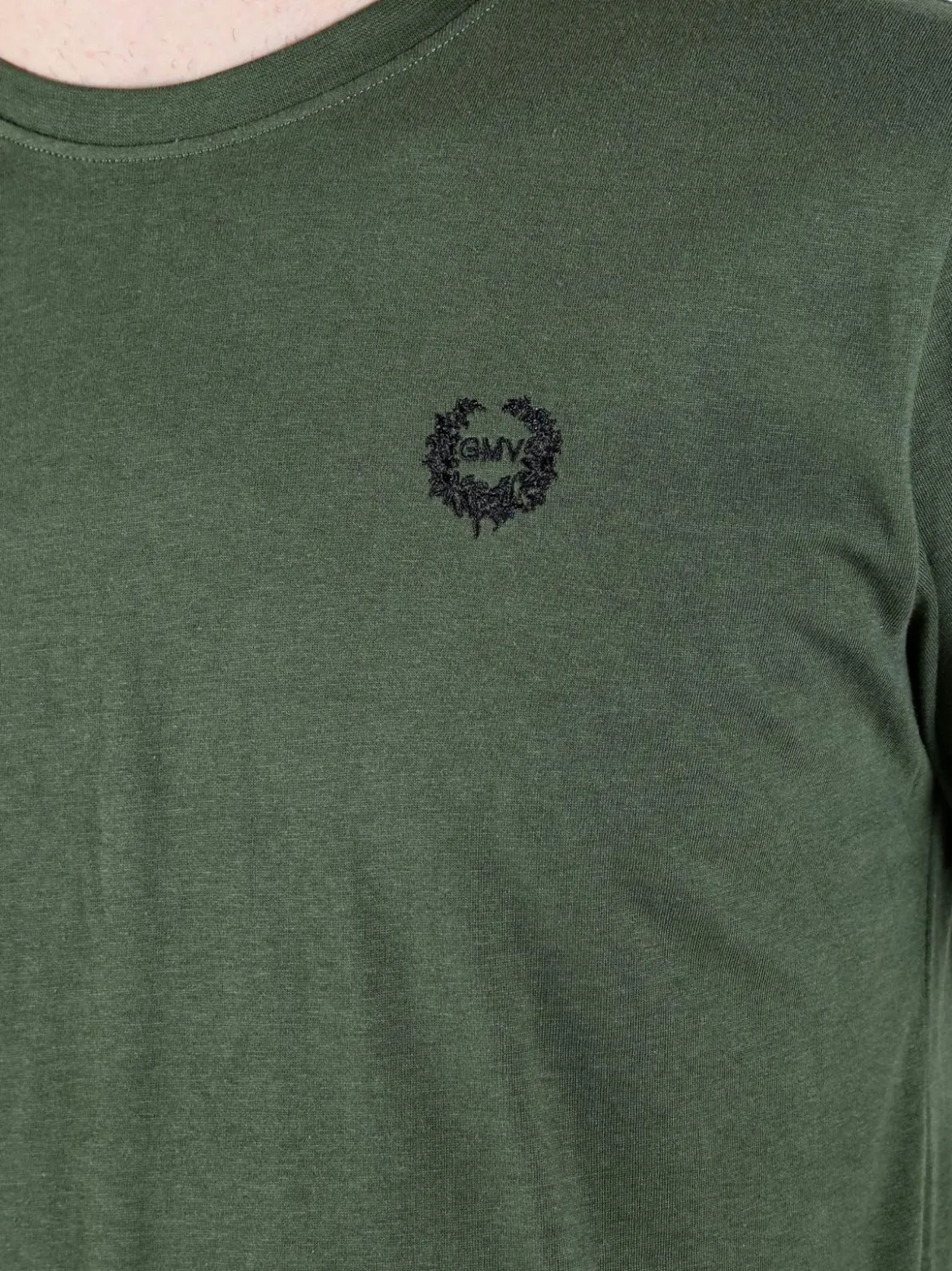 Gian Marco Venturi T-shirt girocollo da uomo in cotone