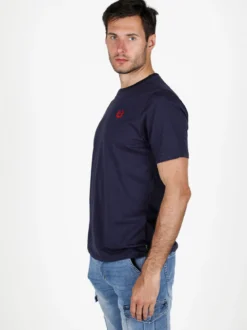 Gian Marco Venturi T-shirt girocollo da uomo in cotone