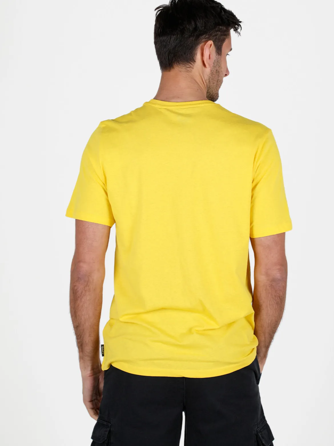 Gian Marco Venturi T-shirt girocollo da uomo in cotone con stampa scritta
