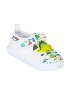 Giardino D'Oro Sandali chiusi da bambino con cinturino a strappo - bianco