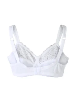 Gios 973 Reggiseno con coppe foderate in cotone COPPA B - bianco
