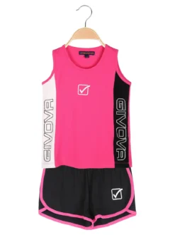 Givova Completo corto da bambina canotta e shorts