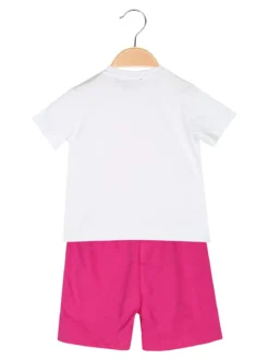 Givova Completo corto da neonata con t-shirt e shorts - bianco