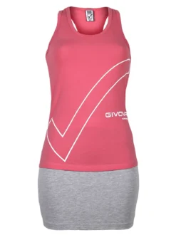 Givova Completo donna top + gonna in cotone