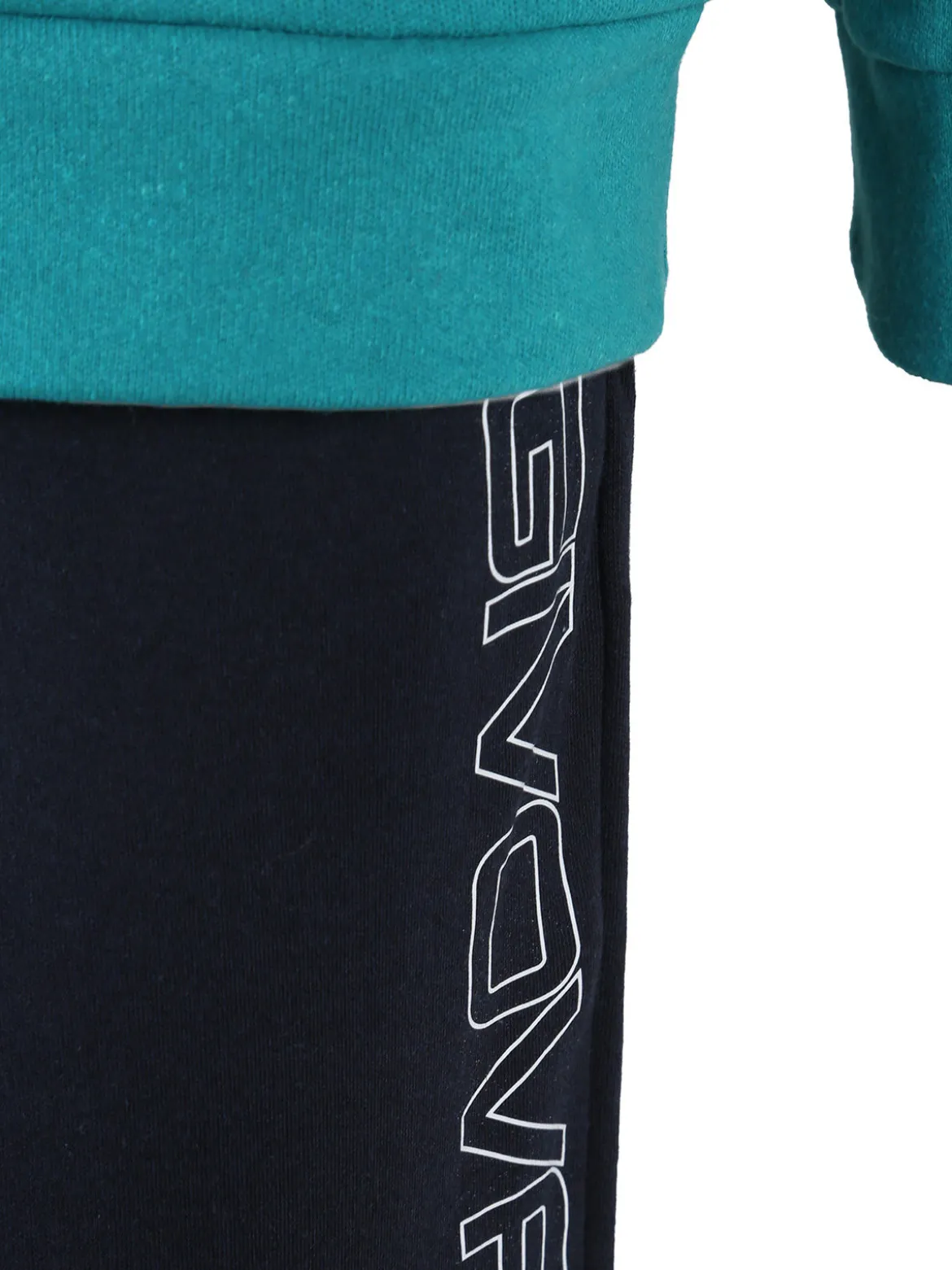 Givova Pigiama lungo da uomo in misto cotone interlock - acqua marina