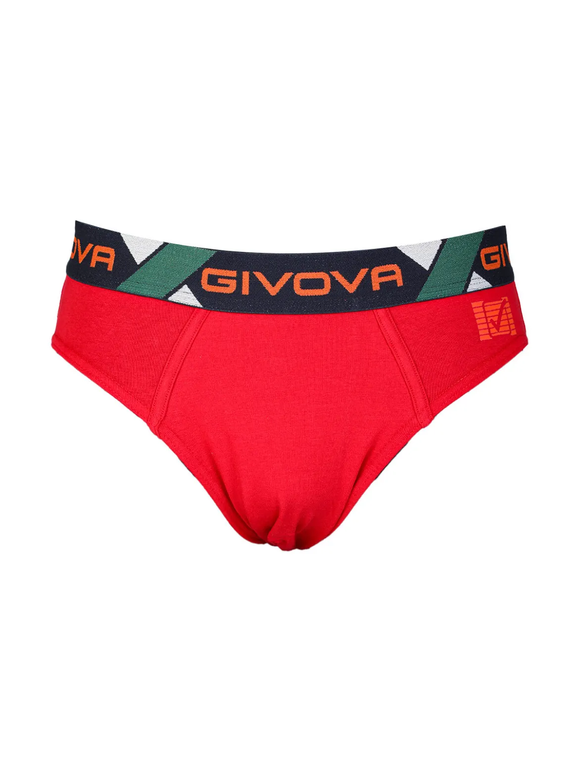 Givova Slip da uomo tinta unita in cotone bielastico