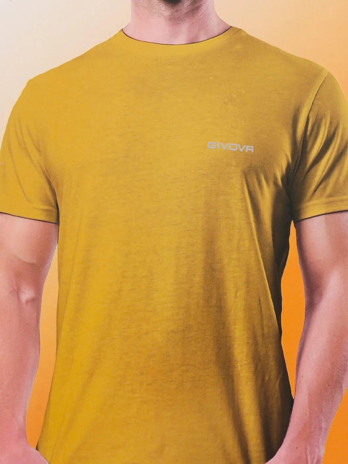 Givova T-shirt intima da uomo girocollo in cotone
