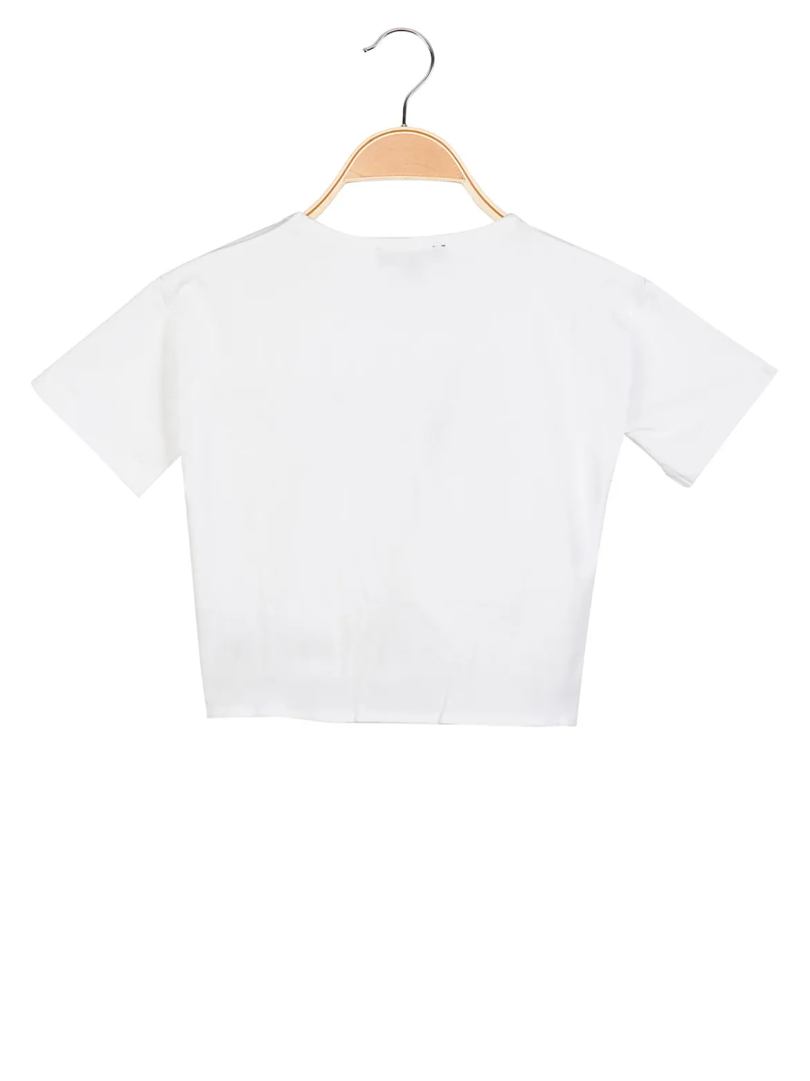 Givova T-shirt manica corta da bambina con nodo