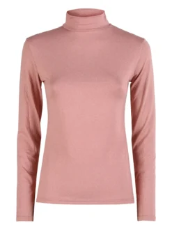 Gladys Maglia donna termo light a lupetto - rosa