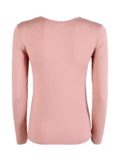 Gladys Maglia girocollo da donna termo light - rosa