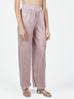 Gladys Pantaloni donna leggeri a palazzo plissettati