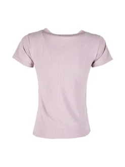 Gladys T-shirt donna girocollo a costine