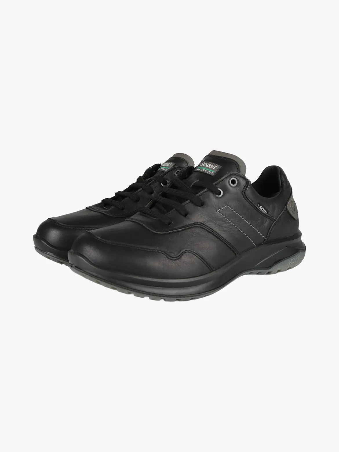 Grisport Scarpe stringate da uomo in pelle - nero