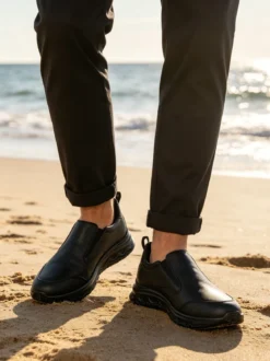Grisport Scarpe uomo in pelle - nero