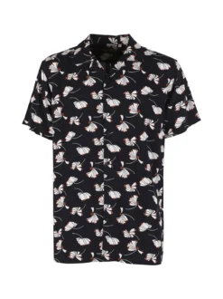 Guy Camicia da uomo a maniche corte con stampe