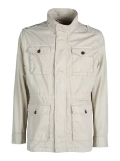 Guy Giacca casual da uomo in cotone con tasche